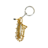 Wire Art Walker - Baritone Saxophone Keychain