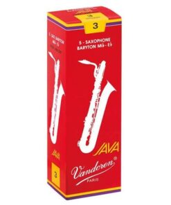 Vandoren - Java "Filed - Red Cut" Baritone Saxophone Reeds